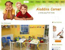 Tablet Screenshot of aladdinscorner.com